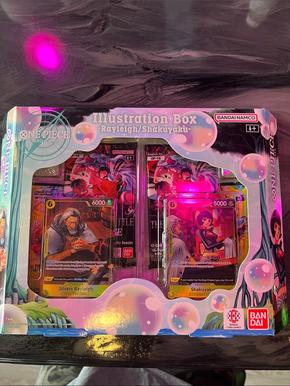 Bandai One Piece Illustration Box - Rayleigh & Shakuyaku (Pink)